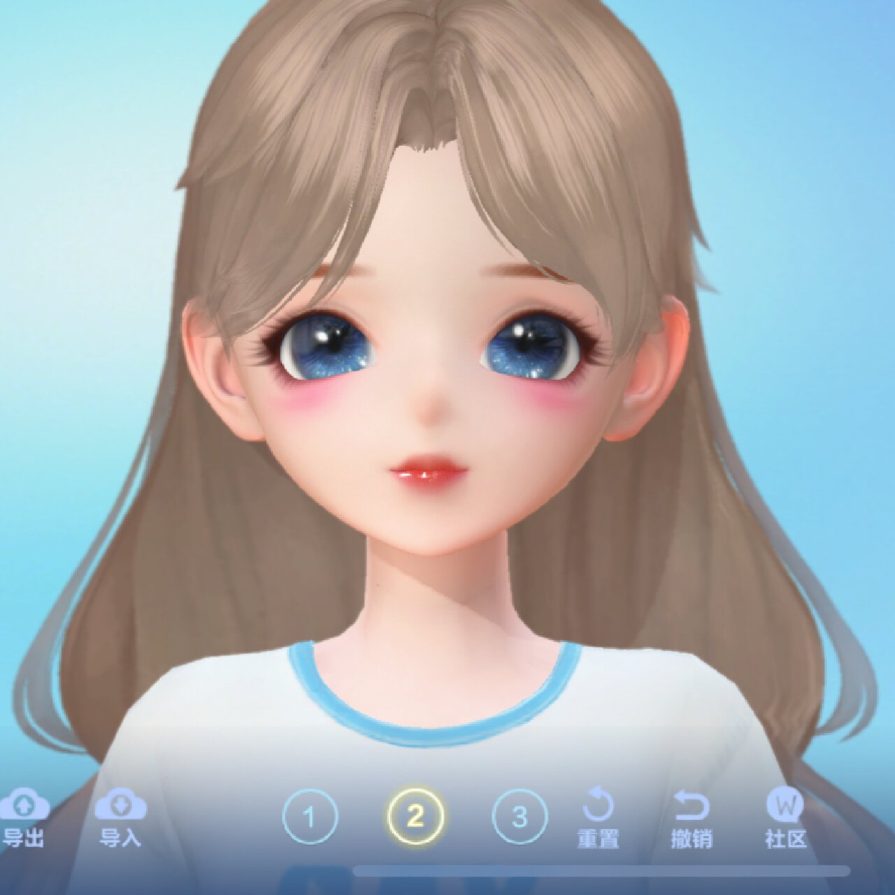 qq飞车捏脸 甜美气质少女脸 	 非常百搭 	 喜欢的宝宝私我哦( 06