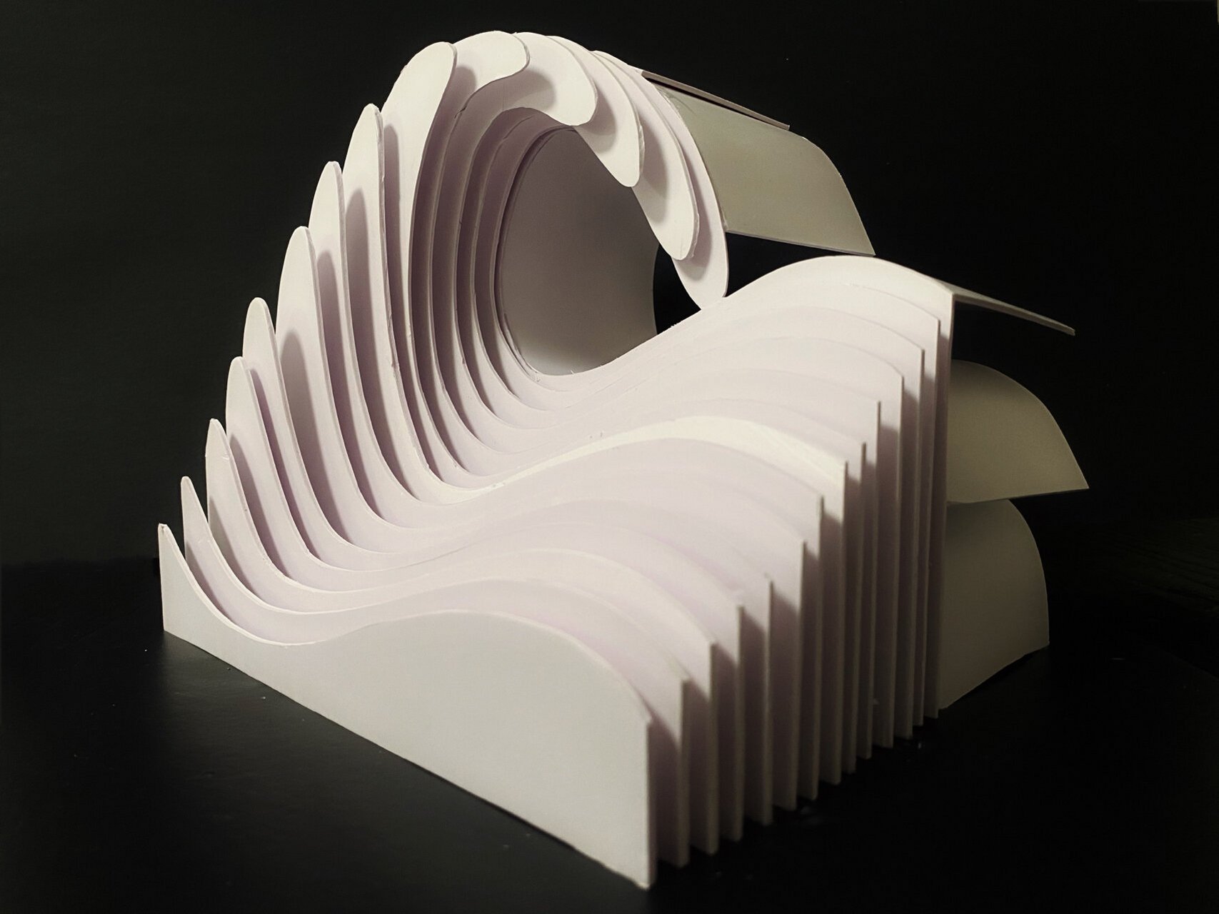 立体构成|面的构成 第二次立体构成的作业 用面做的构成 简单上了点