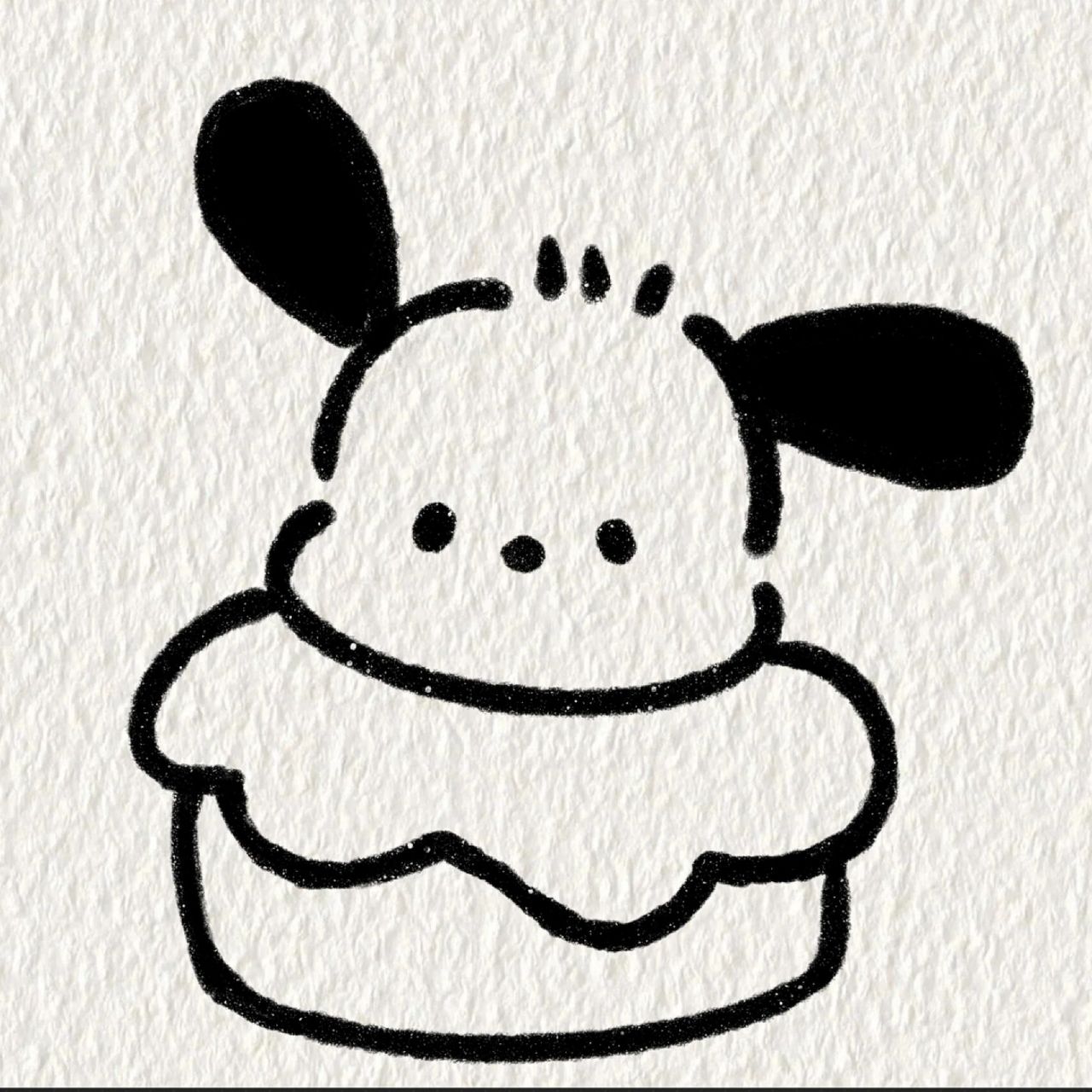 帕恰狗简笔画教程 临摹