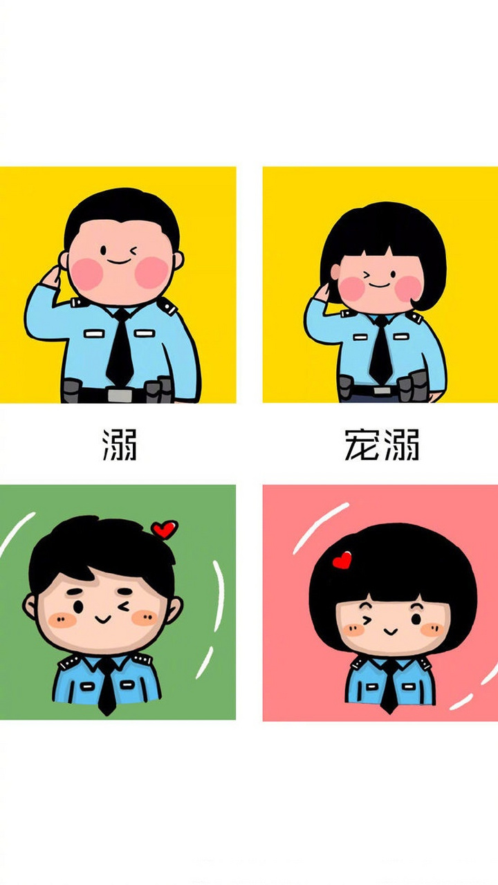 警察专属头像,双警赶紧看过来～