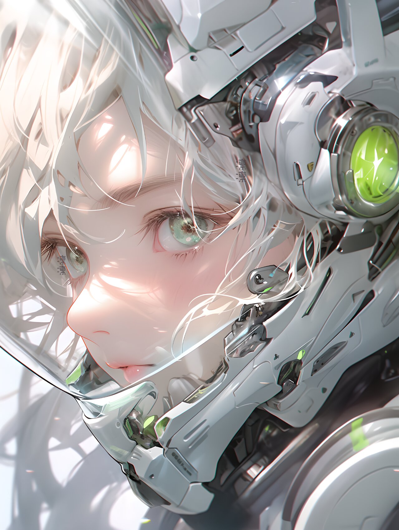 头像| 科技感未来女战士