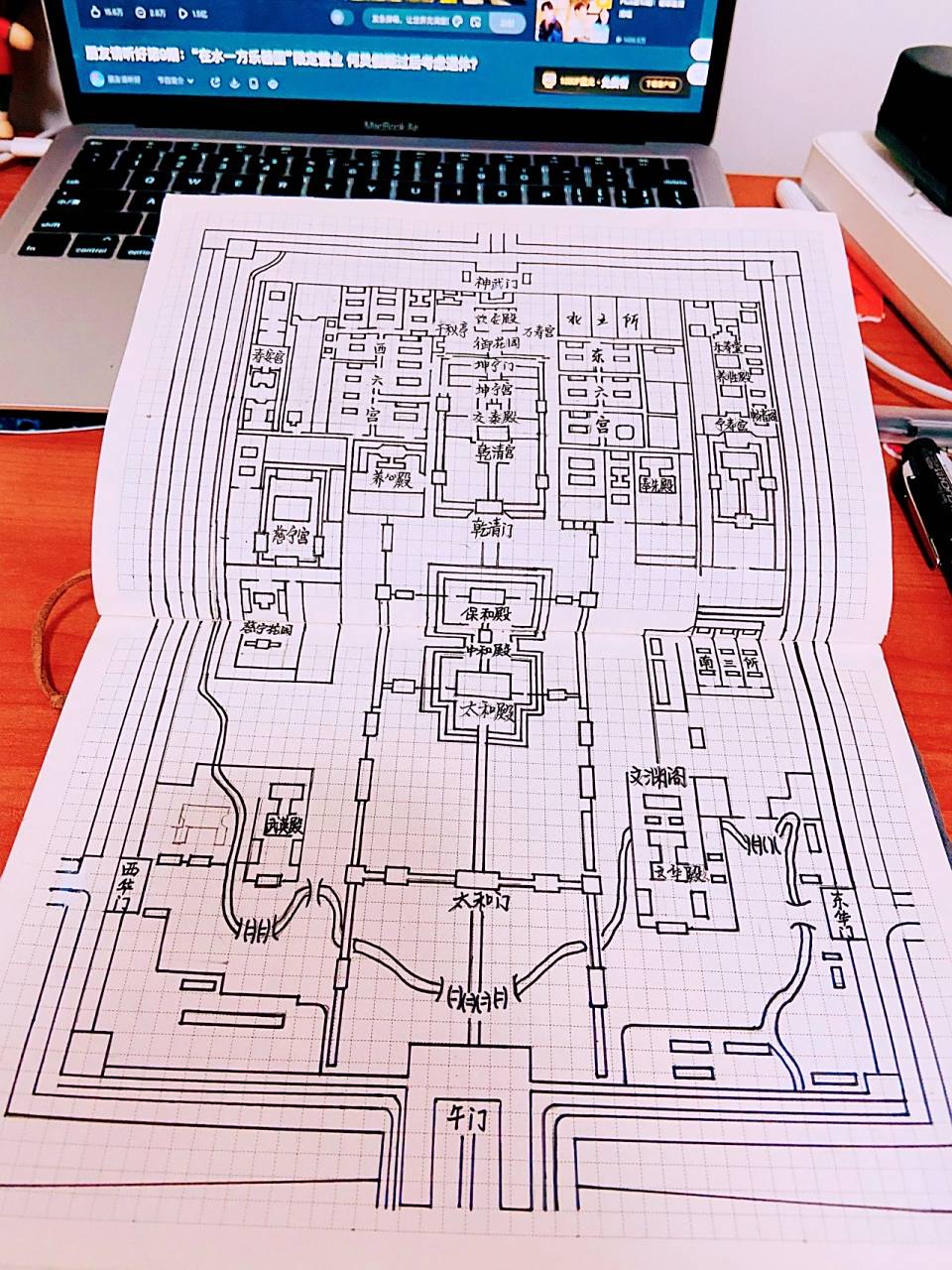 august 1661586615 2021 故宫手绘平面图 96大家好鸭～我是
