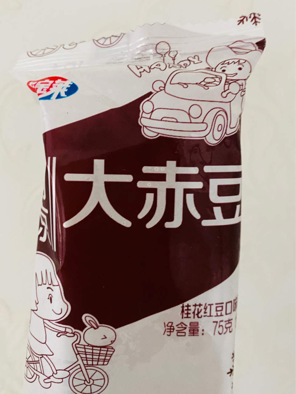 宏宝莱南京大赤豆冰棒 热量&重量 宏宝莱南京大赤豆冰棒热量计算 90