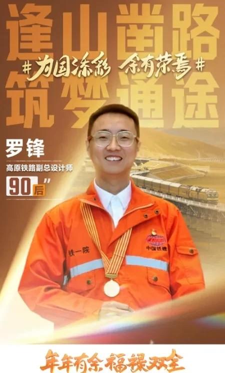 比如说罗锋吧,90后的他现在是中铁第一勘察设计院集团