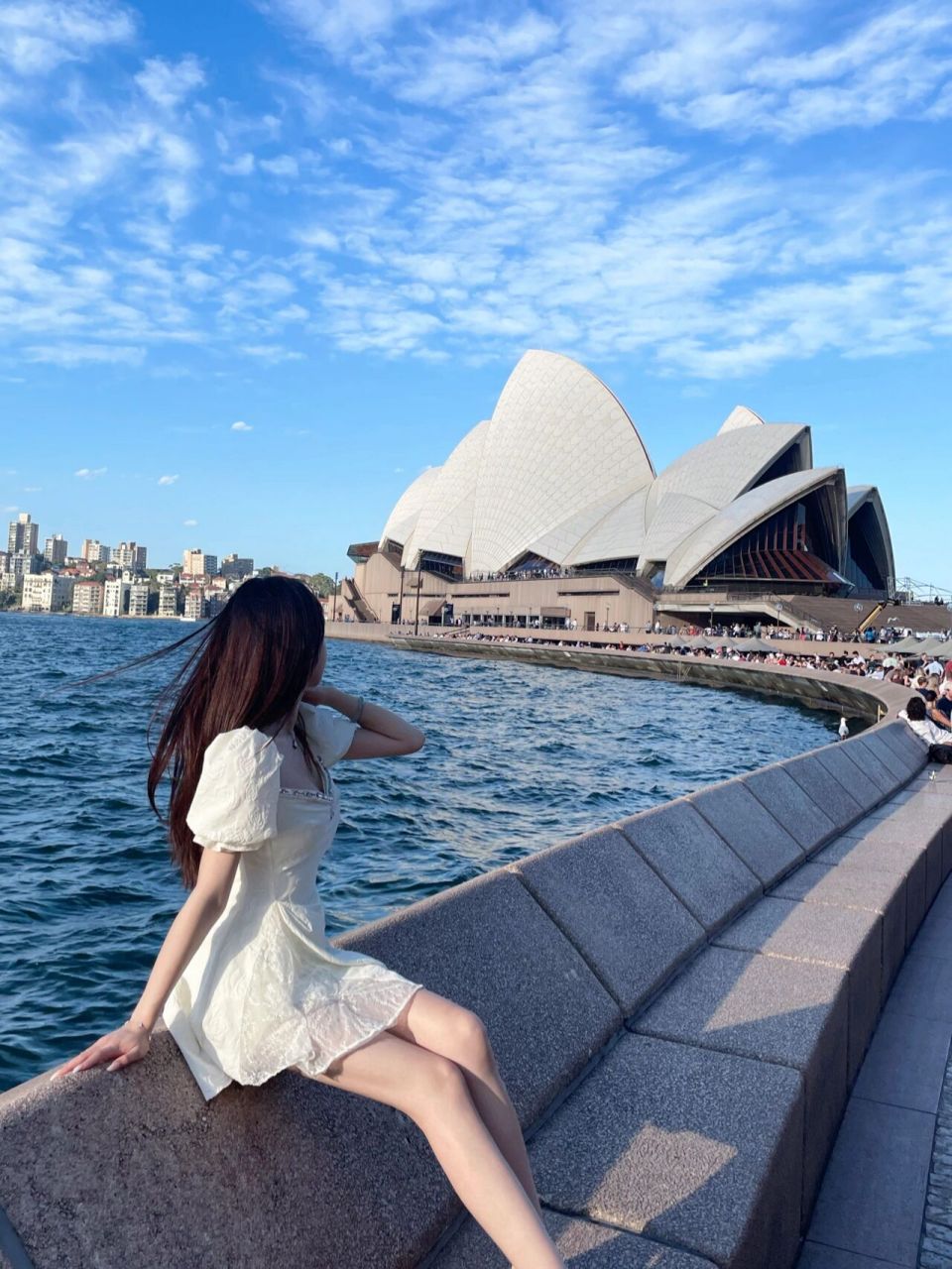 悉尼|必须来一张经典的游客照 sydney opera house 天气好的傍晚真的