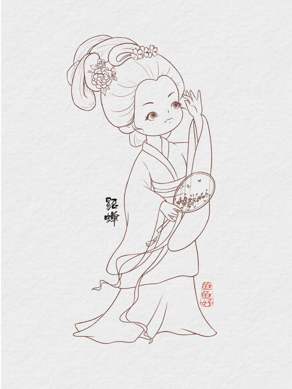 q版古风|四大美人 你们比较喜欢哪个呢