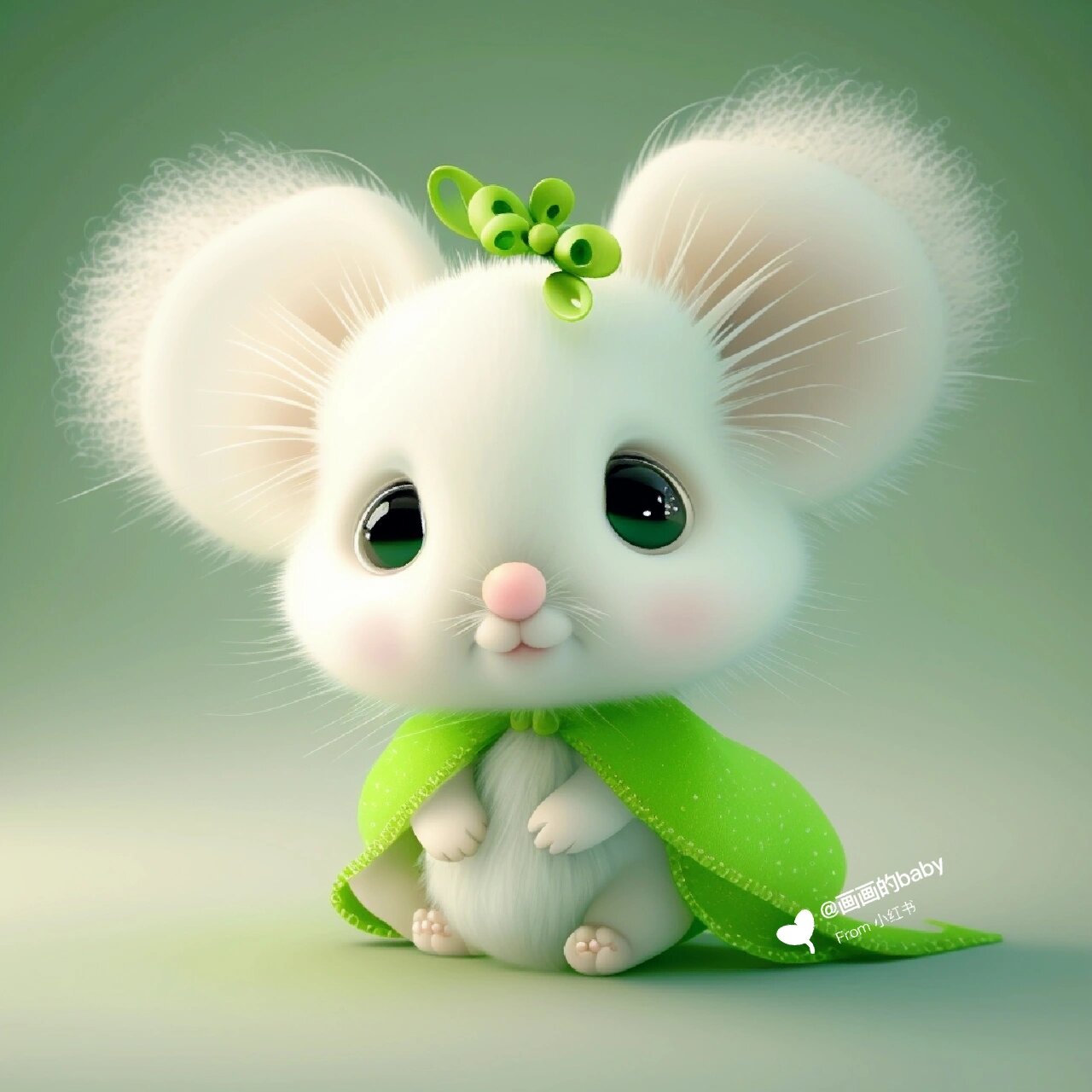 超萌可爱的小老鼠