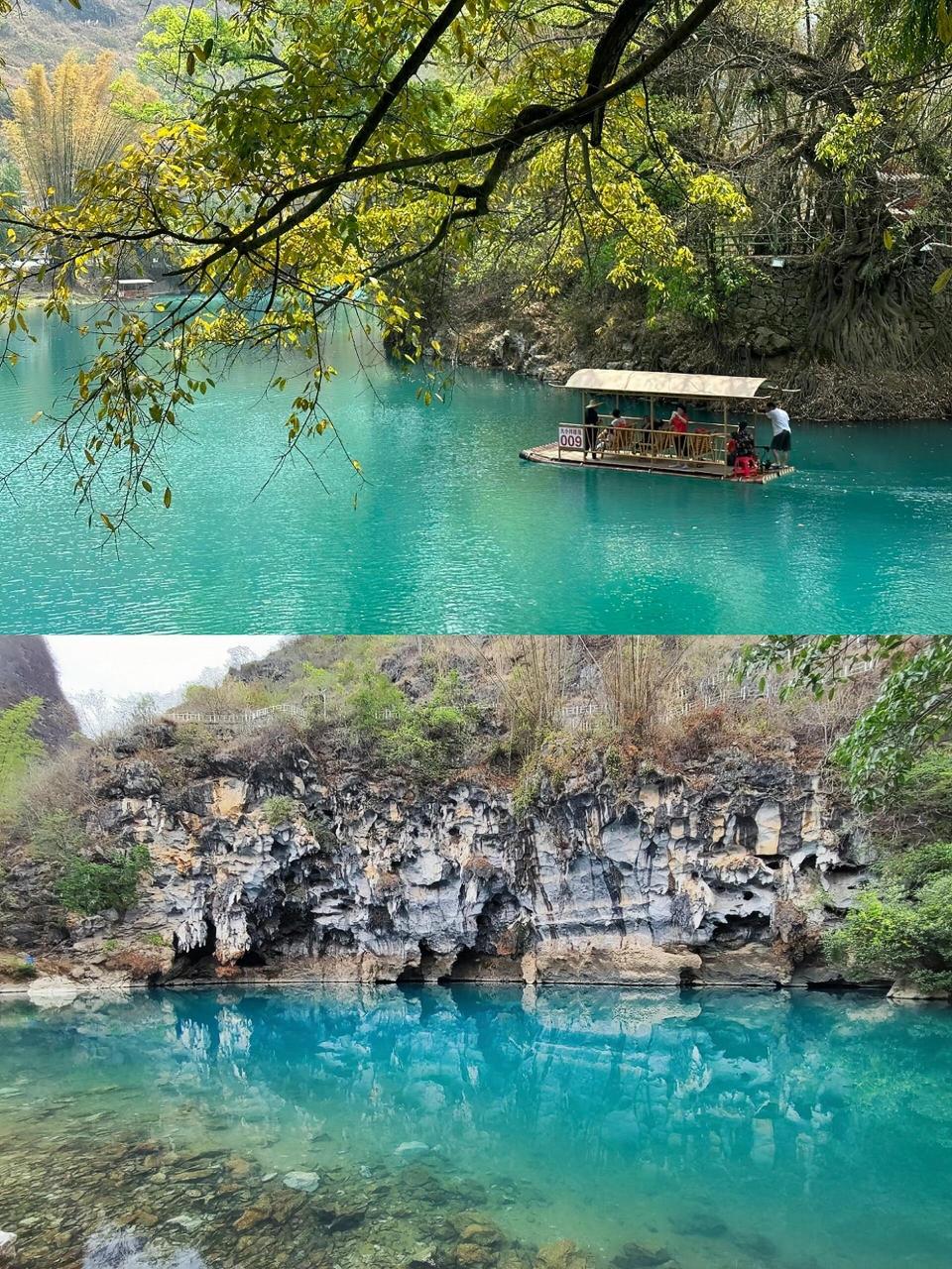 罗甸大小井位于贵州省黔南州罗甸县,知名度不高,却有着堪比荔波小七孔