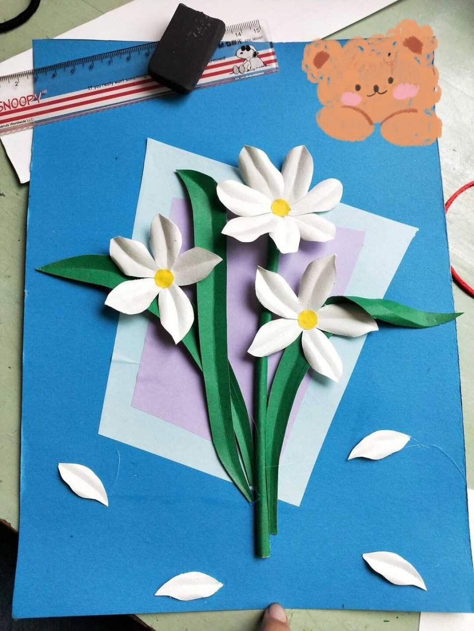 基础简单纸浮雕