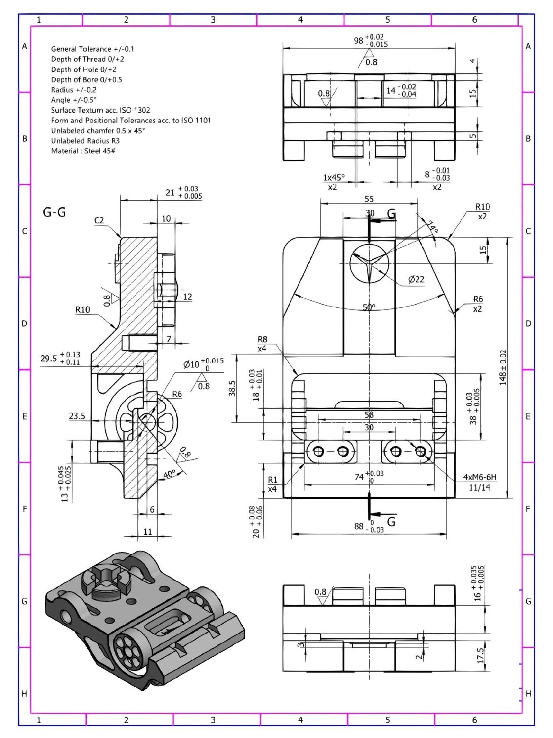 图纸来了:奔驰(数控技能大赛)