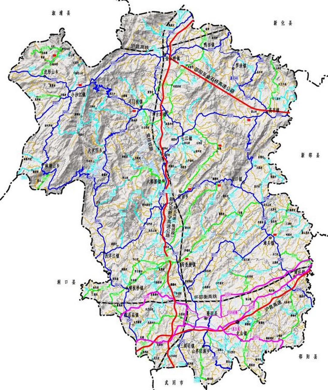 隆回县城镇空间,产业布局,交通运输(高铁,高速,机场等)十四五规划邵阳