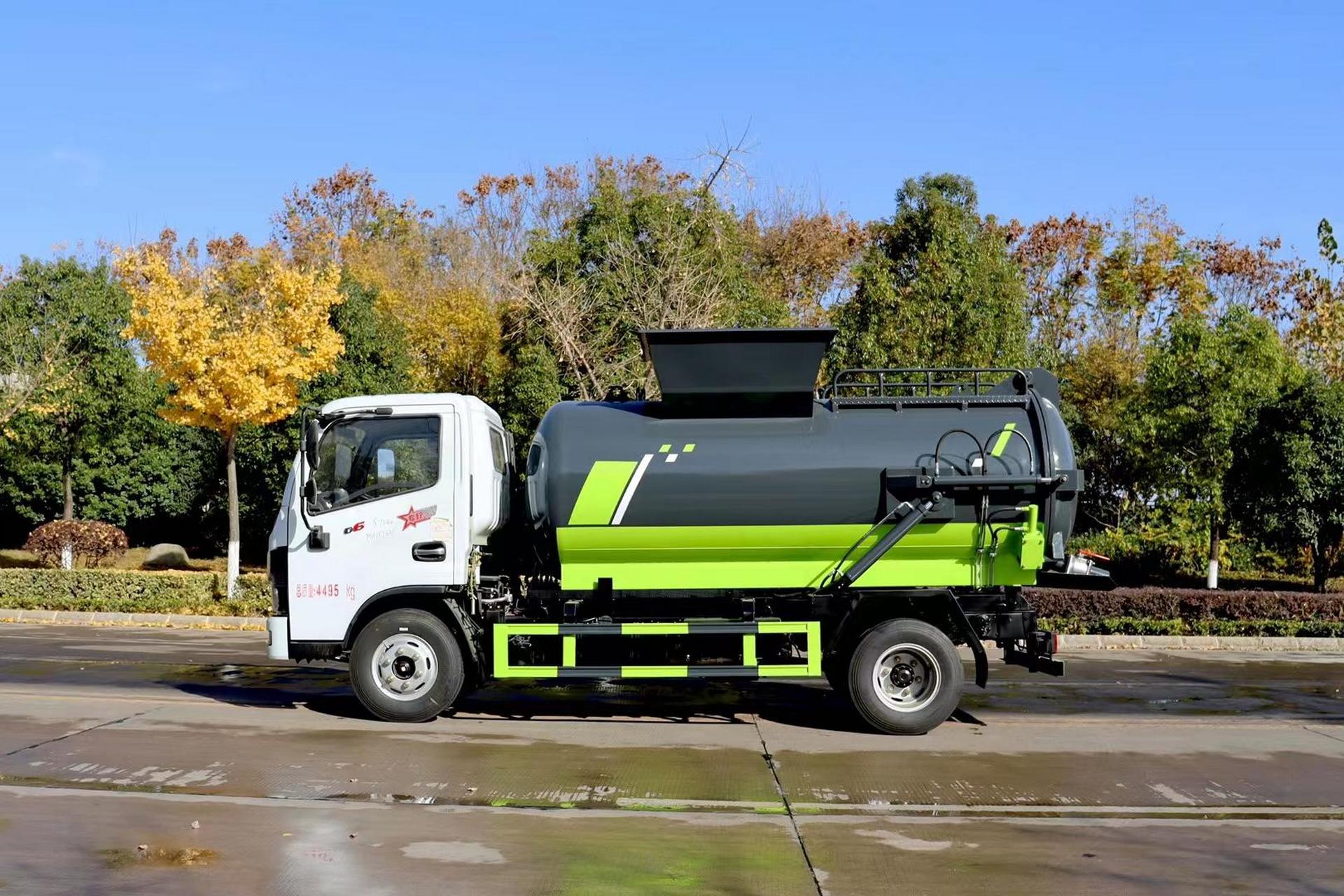 程力牌餐厨垃圾转运车,东风多利卡d6,国六,3308轴距,全柴136马力,容积