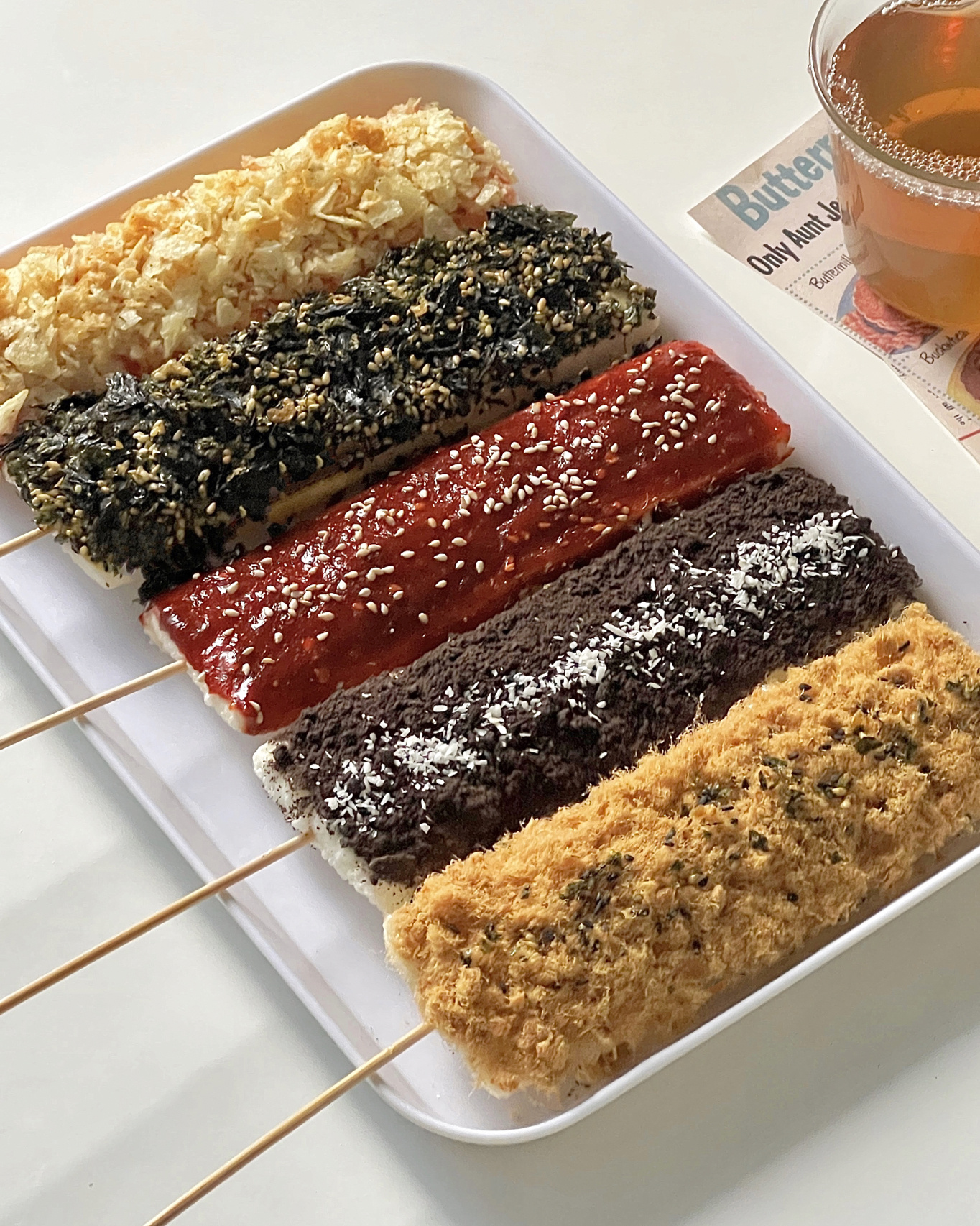 外脆里糯97自制街头小吃脆皮年糕96 · 今天自己做了脆皮年糕02