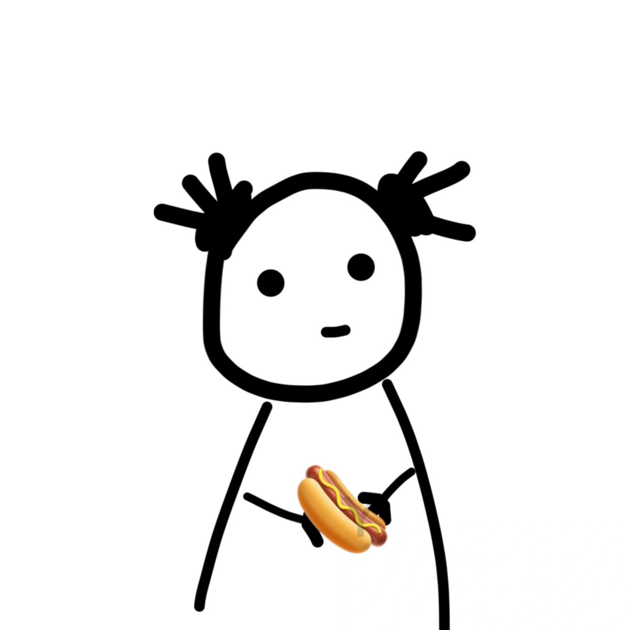 原创小人头像 自创 禁商用 转载注明出处 封面可二改自用 #自创