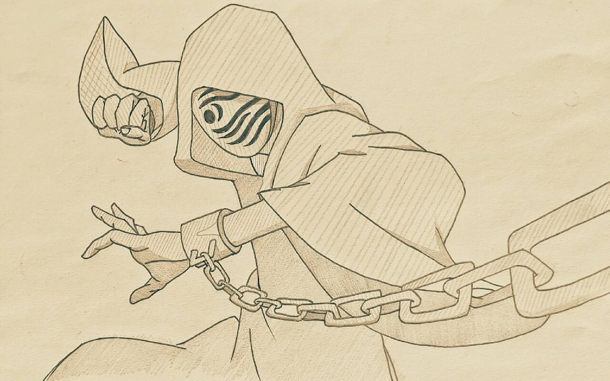 神秘面具男     不要问我为啥右手没有链子,因为那条链子是个精细活