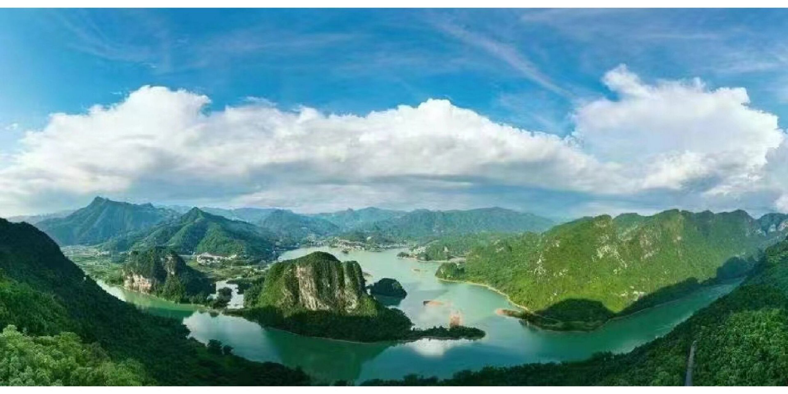 广西红河第一湾观景台图片