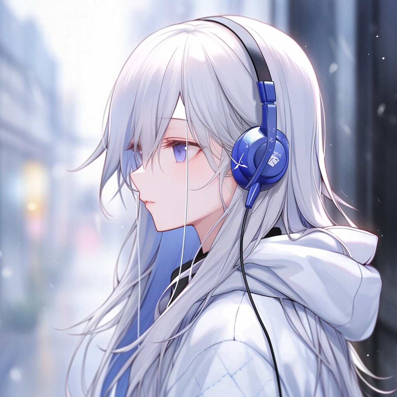 耳机一戴,谁也不爱!女生版|动漫女生头像