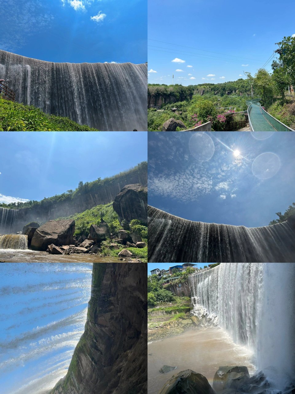 岳池低坑大瀑布图片图片