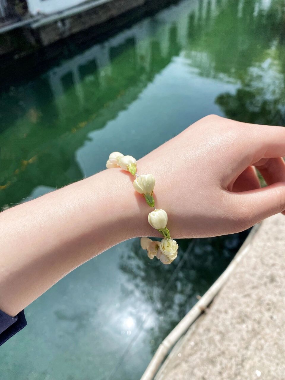 苏州|2元一个的快乐,茉莉花手串香的勒🌷 平江路的卖花阿婆终于出摊