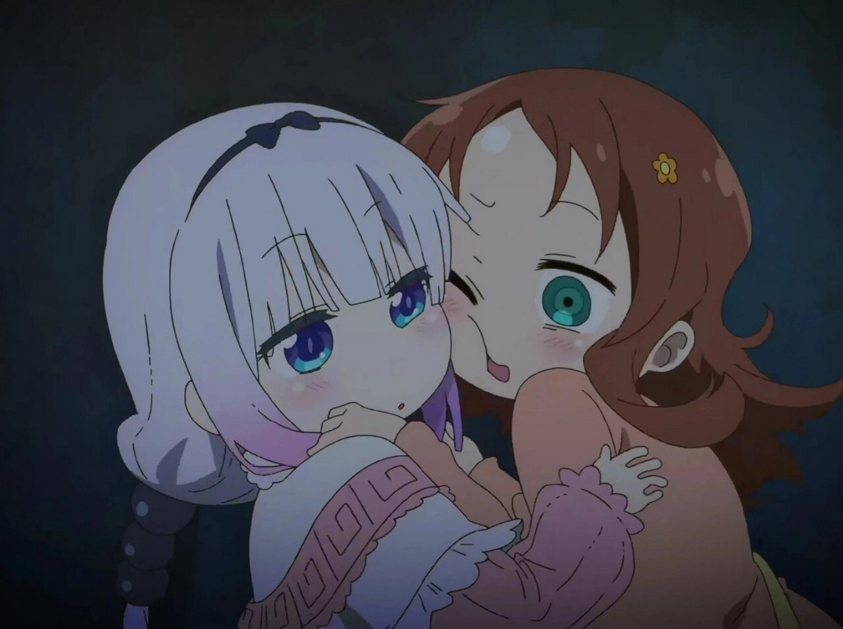 《小林家的龙女仆》康娜,才川闺蜜头像 最近在看《小林家的龙女仆》