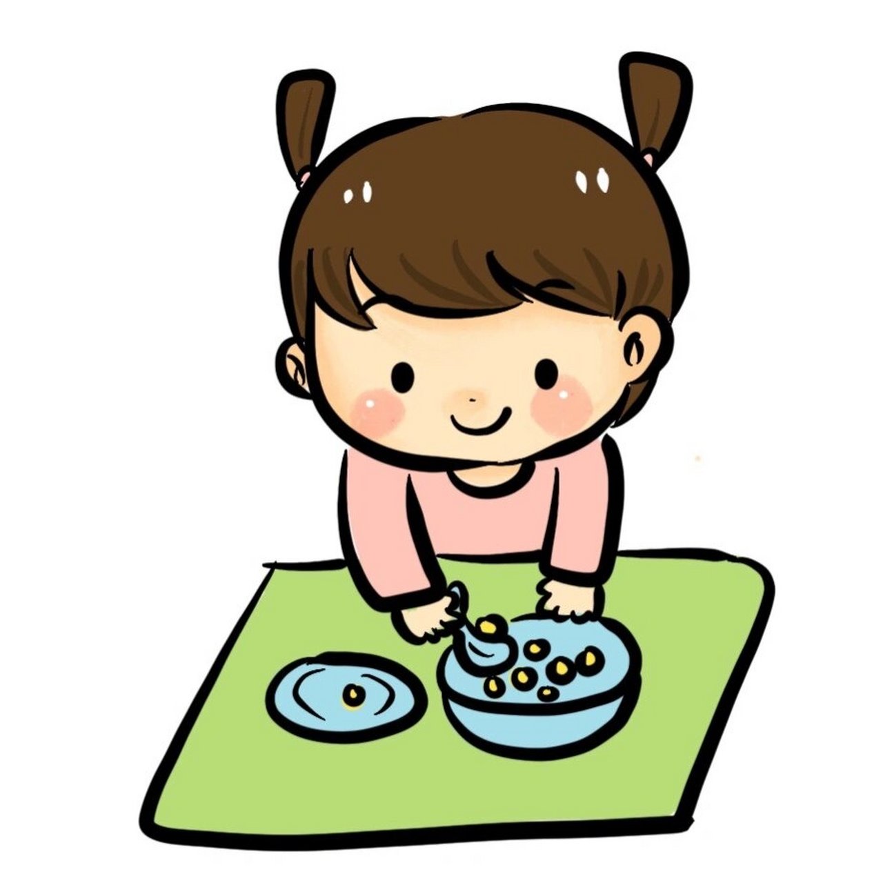 画了一些幼儿园自理能力比赛的小朋友呀 又到了幼儿园自理能力比赛