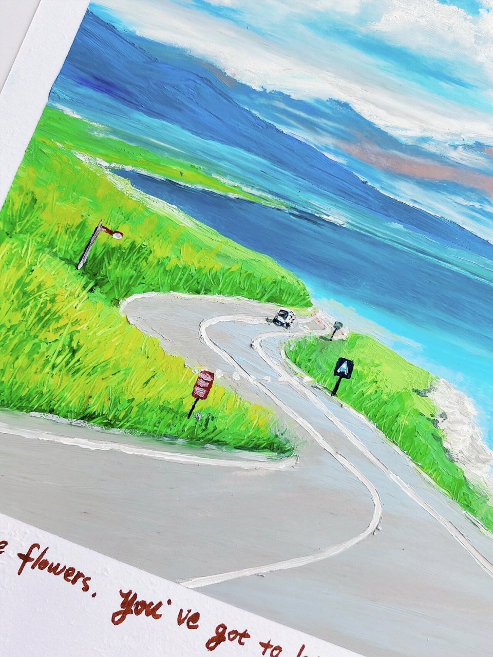 油画棒|独库公路7215画一个暑假(附教程) 带你去 诗和远方72