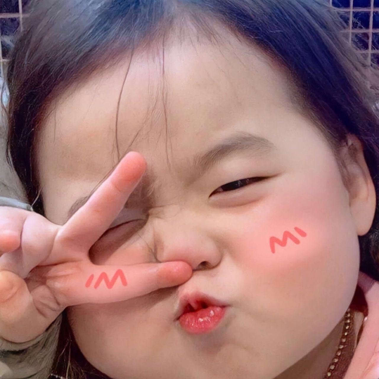 女生头像第二期(本期都是胖脸萌娃女生头像) 女生头像第二期(本期都是