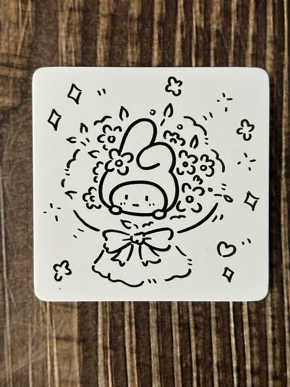 简笔画|12款三丽鸥节日必备花束小卡片合集