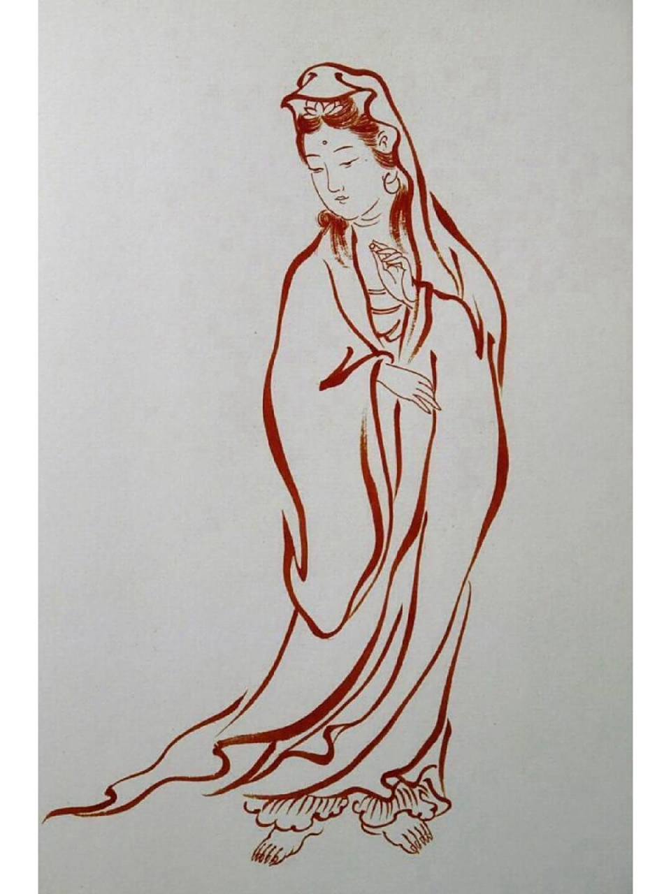 【弘一法师李叔同 佛像观音菩萨像敬赏】 【弘一法师李叔同 佛像观音