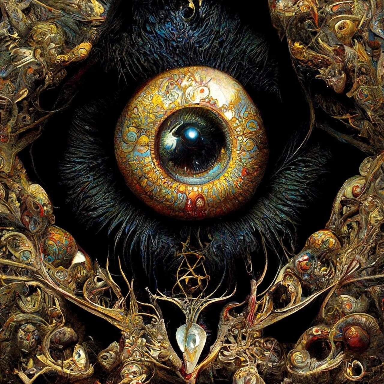 ai绘画|恶魔之眼09 09官方名称叫作"nazar amulet 纳扎尔护身符"