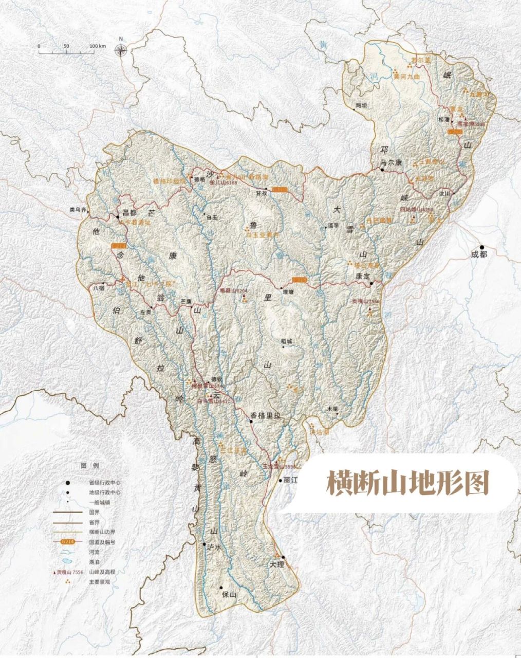 横断山介绍(中国极致风光最密集的山脉) 横断山脉指青藏高原东南部一