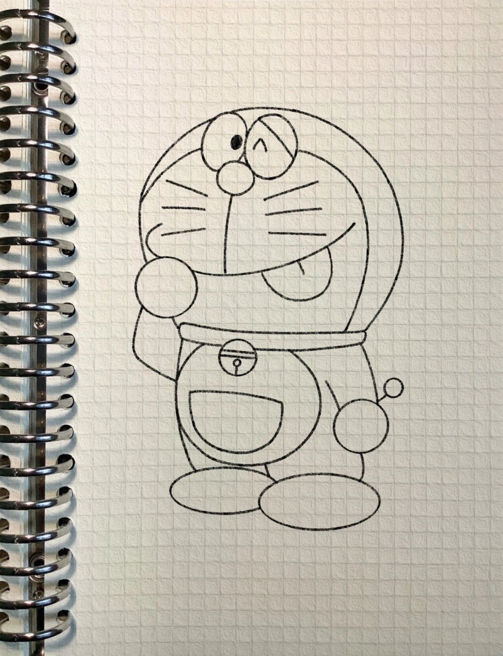 简笔画——蓝胖子(内有过程) 画个蓝胖子放松一下,这样圆圆的造型,真