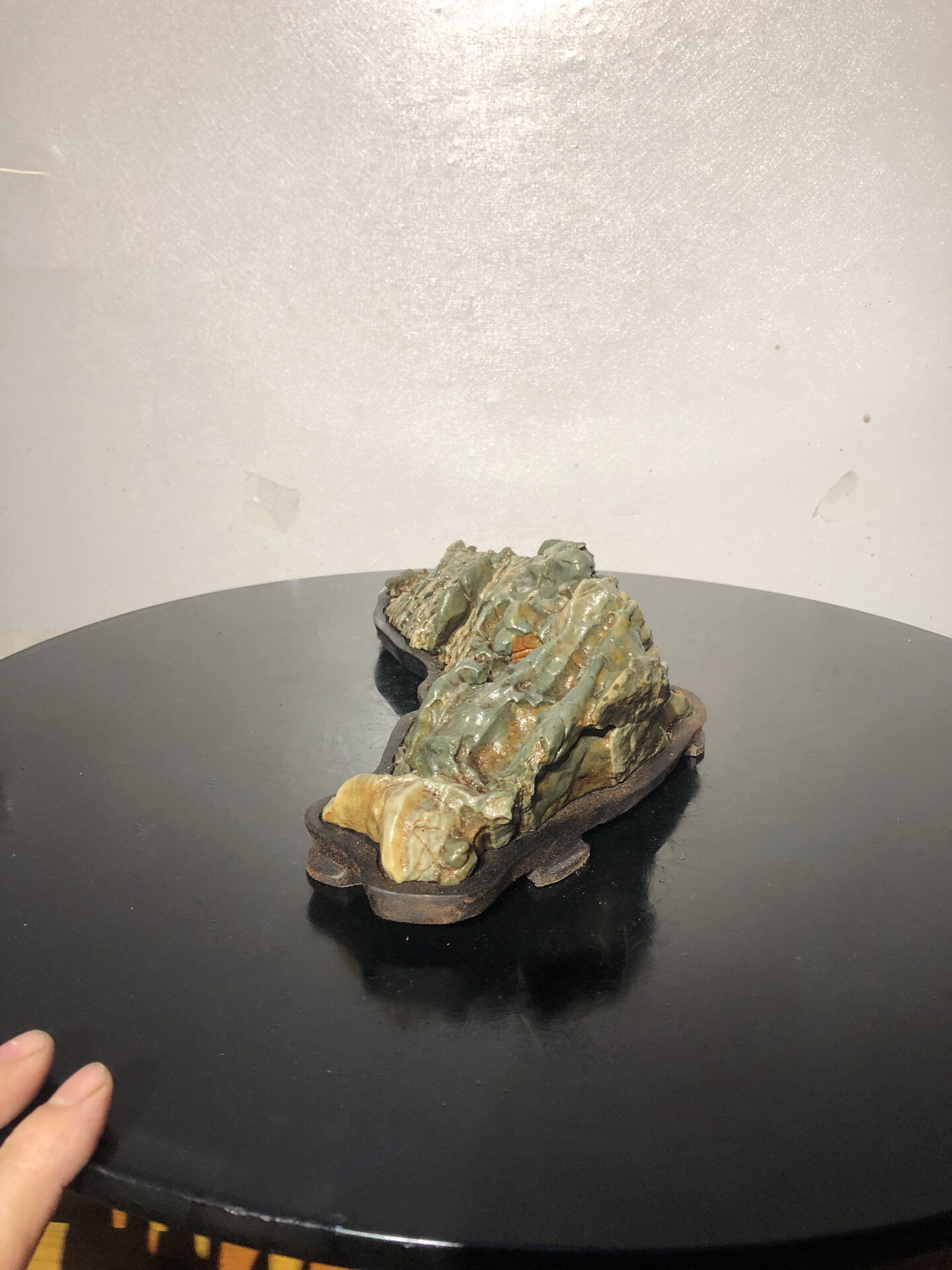 天然石头华安玉九龙璧原石水冲奇石观赏石微