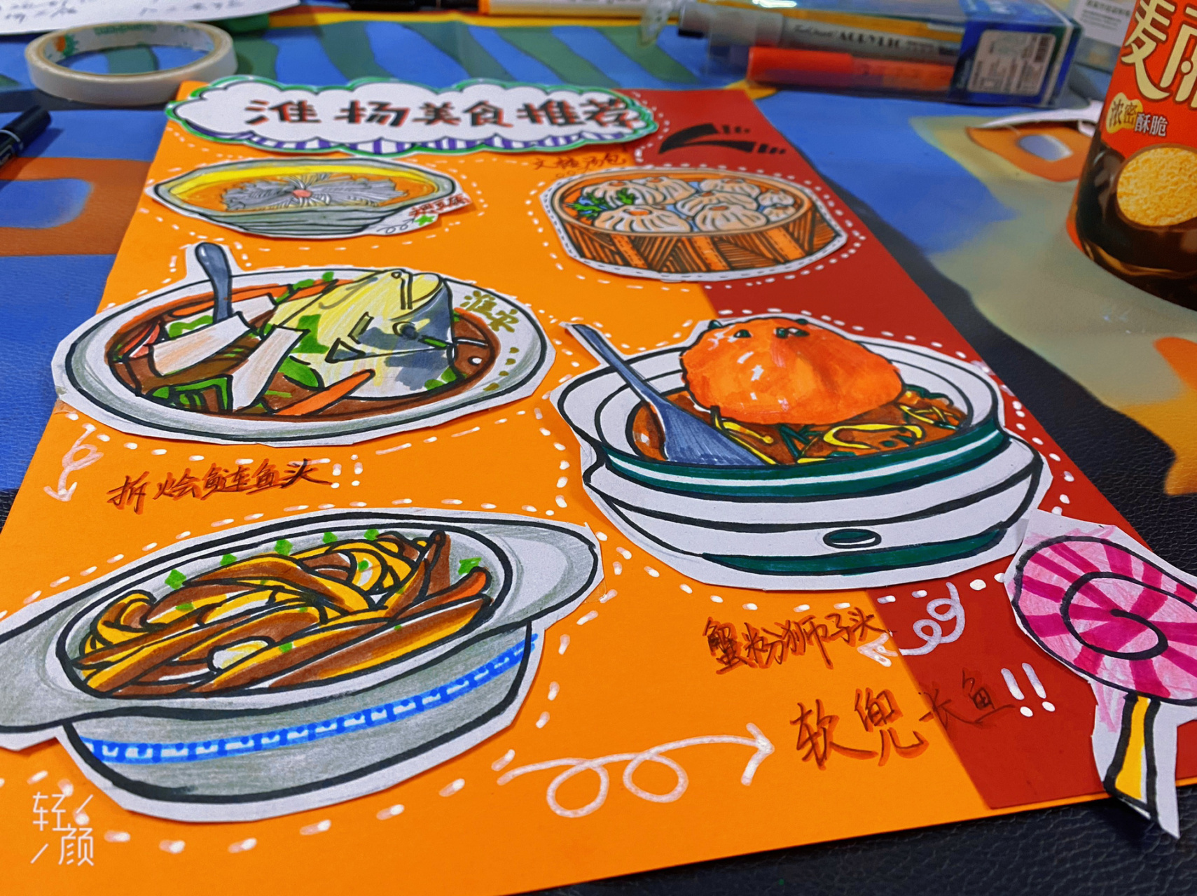 淮扬菜美食～绘画作品