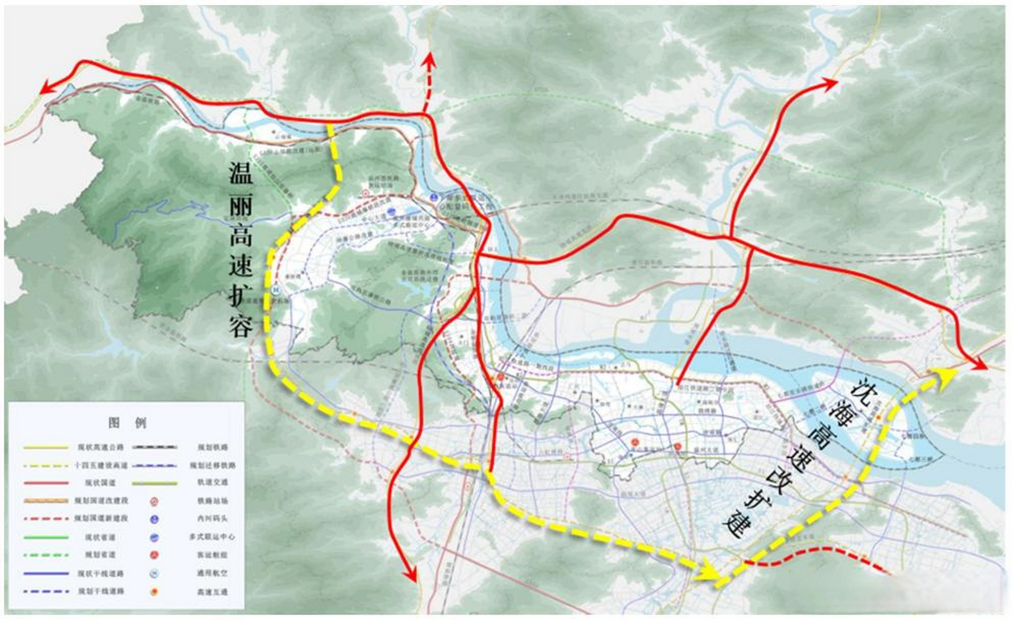 温州高速规划图片