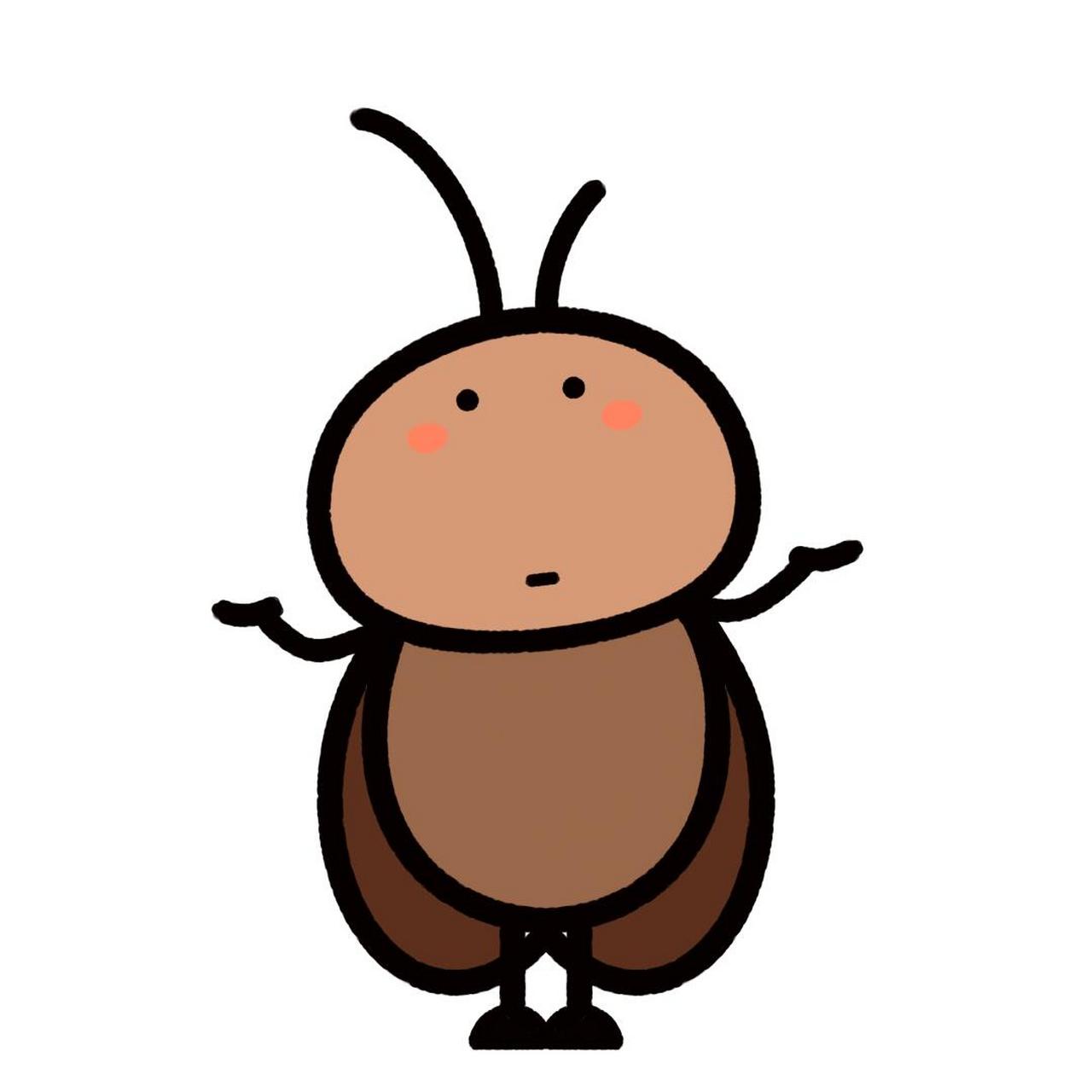 夏天总是很漫长 #ghost小蔻# #头像分享# #可爱头像# #昆虫# #蟑螂