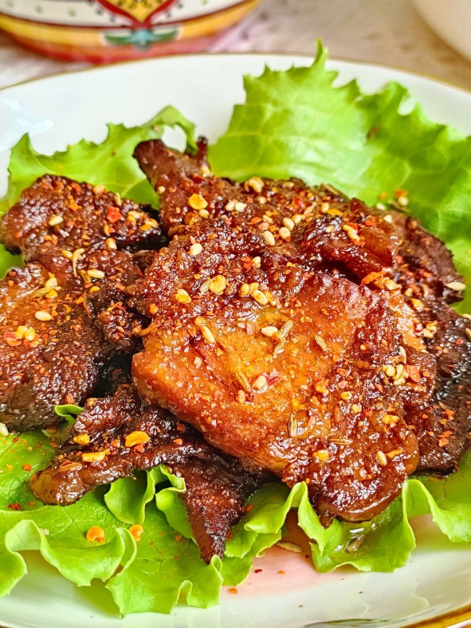 烤五花肉搭配生菜绝了!拥有烤箱美食自由!
