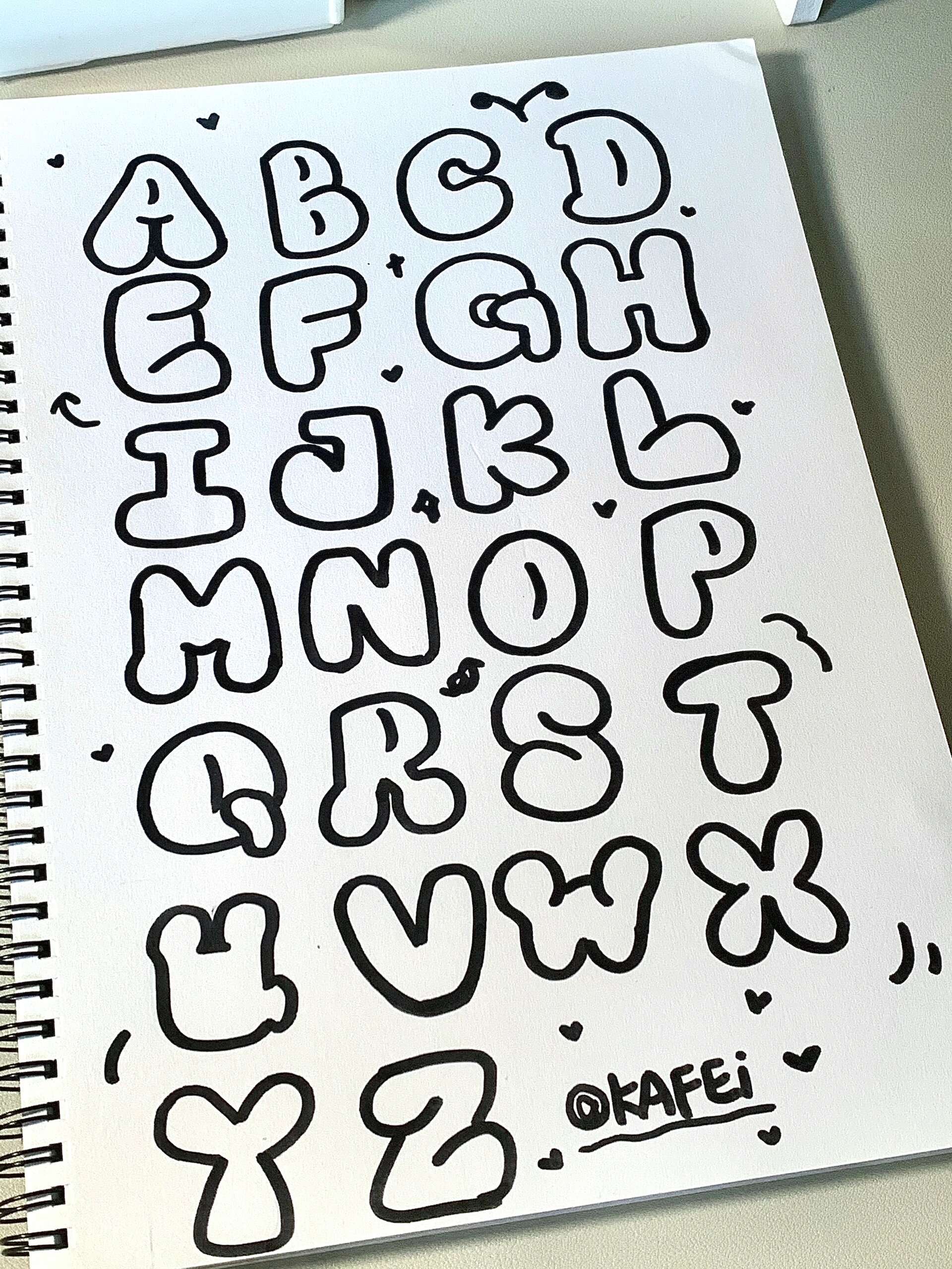 涂鸦字母表|可爱版