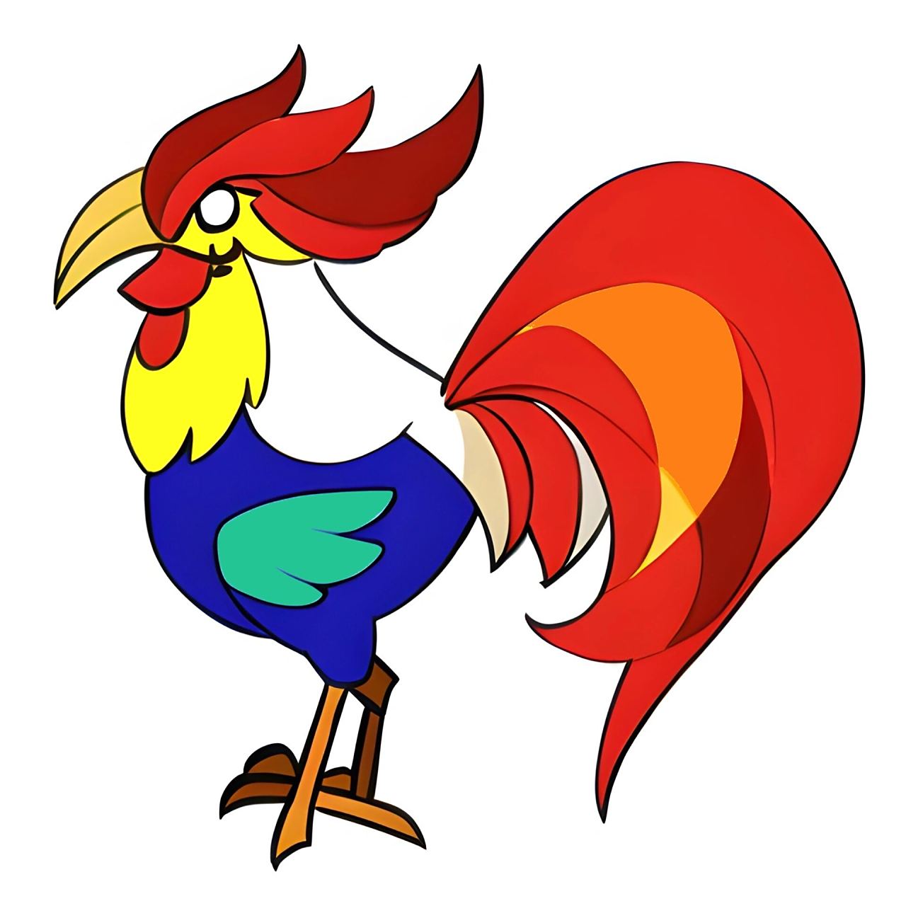 大公鸡,卡通图画 图片集形象,画图新品发布,哦哦,画的寂寞斯哦哦,森林