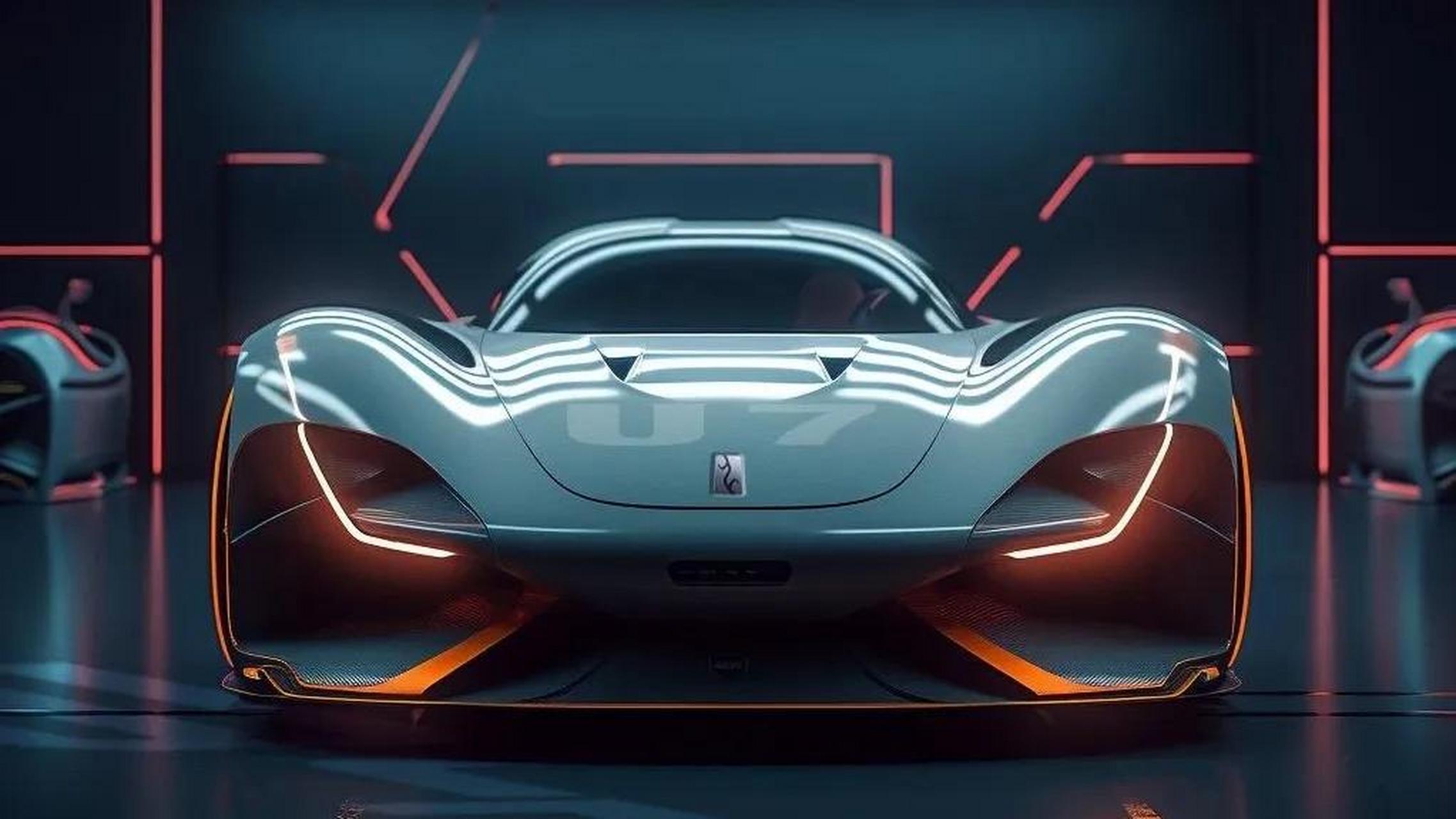 byd比亚迪仰望u7 轿跑车畅想图