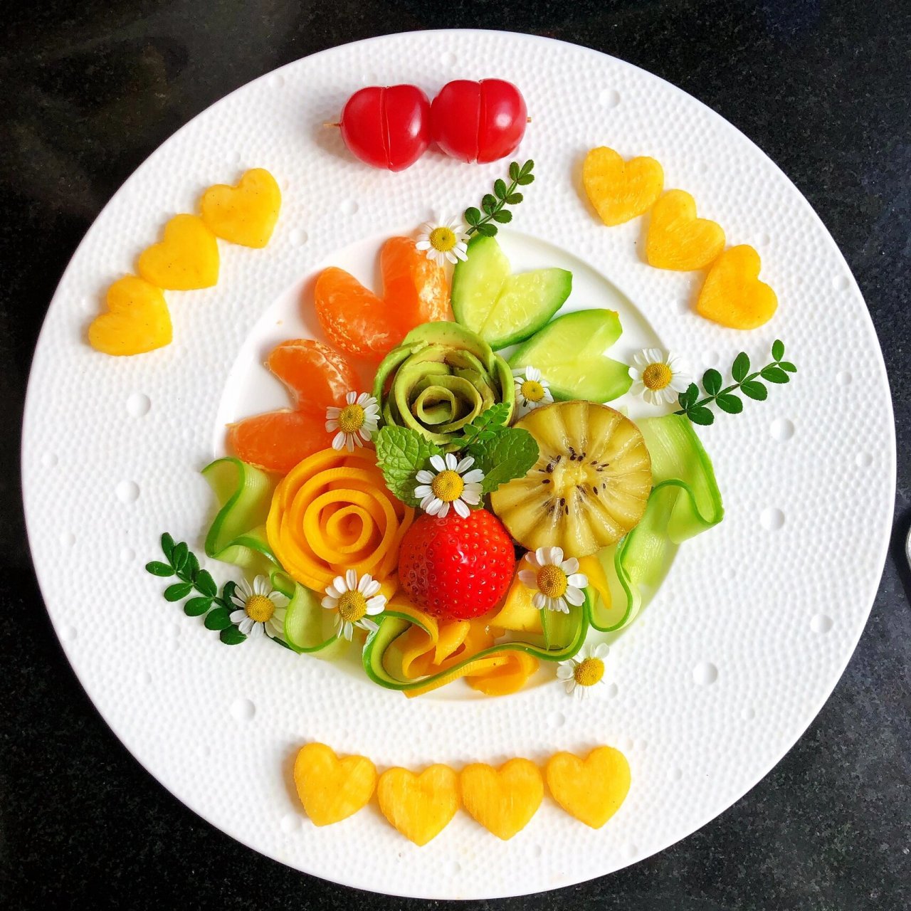 我的下午茶摆盘合集(十)把春色摆到盘里来94 96春姑娘来了97