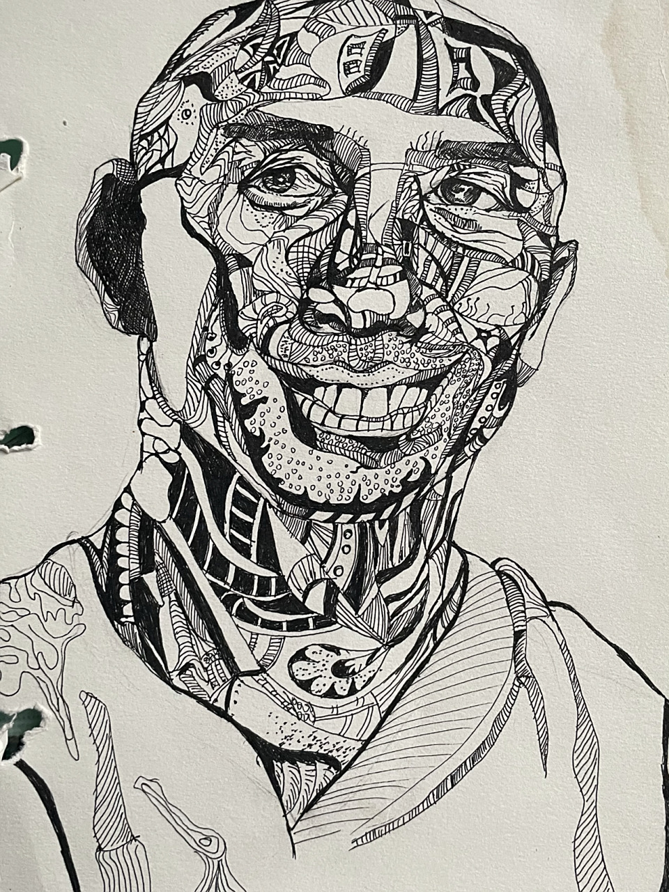 线描主题画 线描,点线面,蘑菇线描,叶子线描,人物线描 #线描