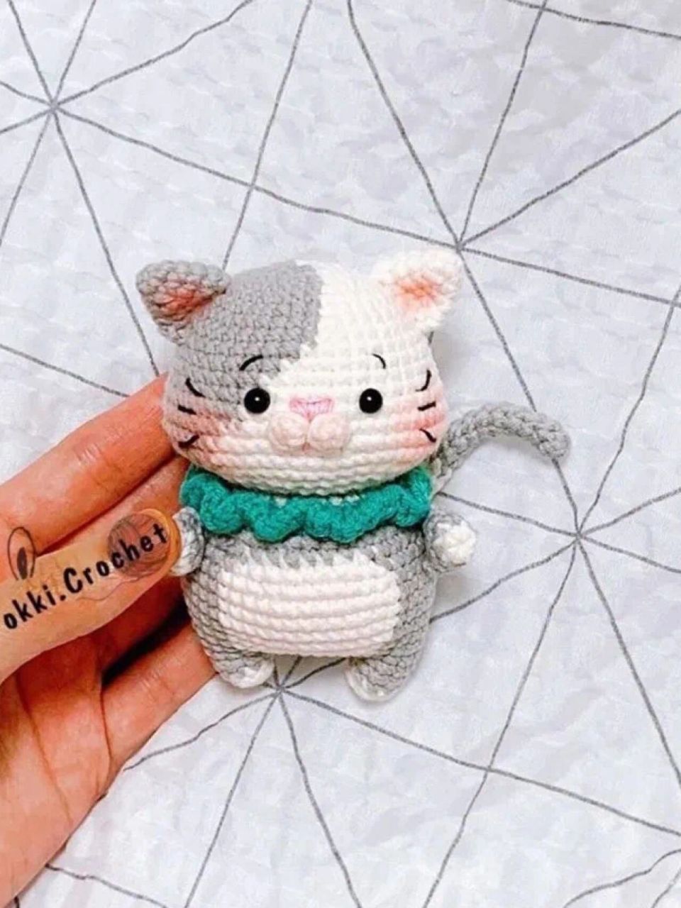 十二生肖番外篇|小猫图解 ##手工钩针编织# #钩针图解