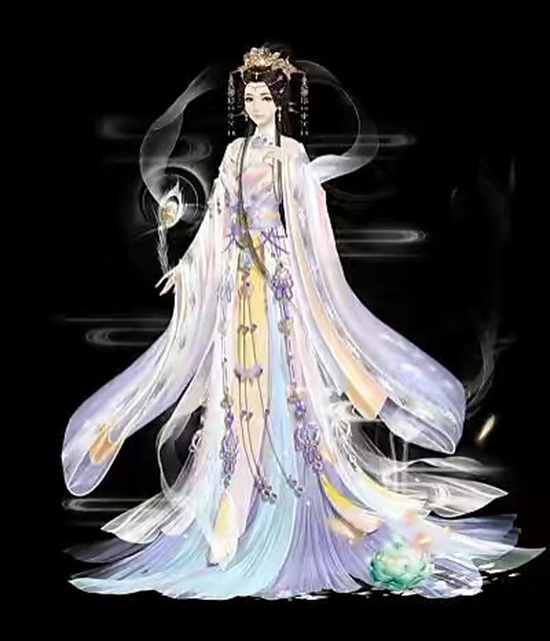 洛神 洛神即宓妃,是中国先秦神话中,司掌洛河的地方水神.