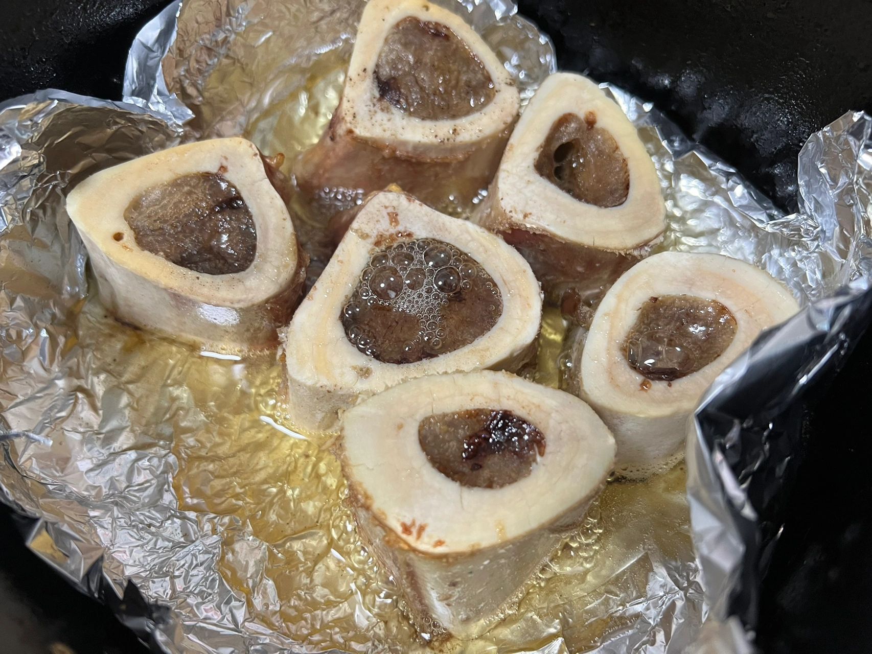 空气炸锅烤牛骨髓get 烤完满屋子牛油香!