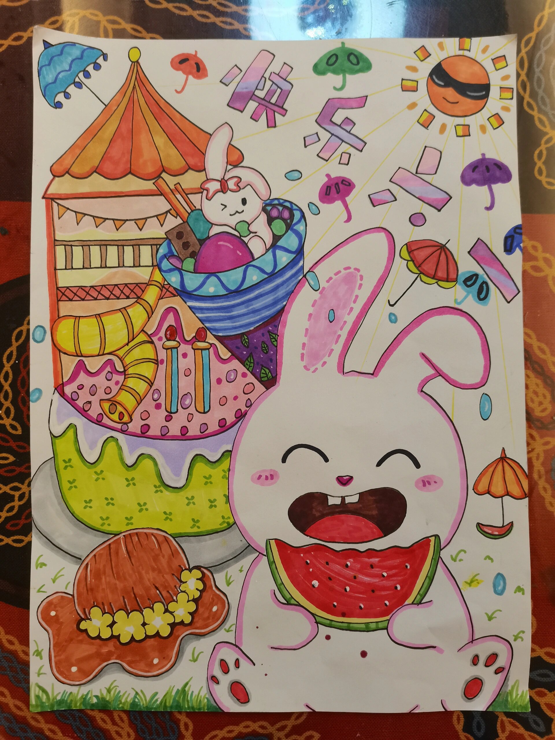 六一儿童节主题绘画