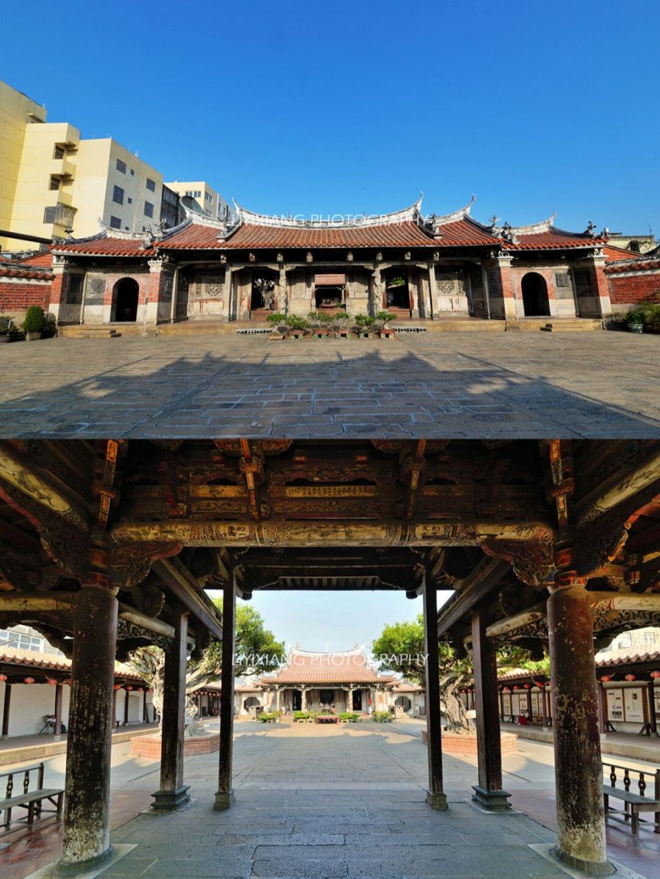 鹿港龙山寺,始建于17世纪明永历年间,并于1786年迁建于现址,历经数次