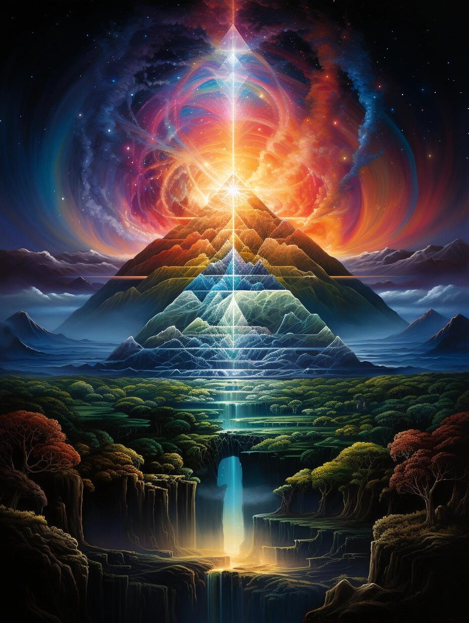 灵性图片 宇宙能量连结 灵性觉醒 	 感觉越来越多的人开始觉醒了 	 ai