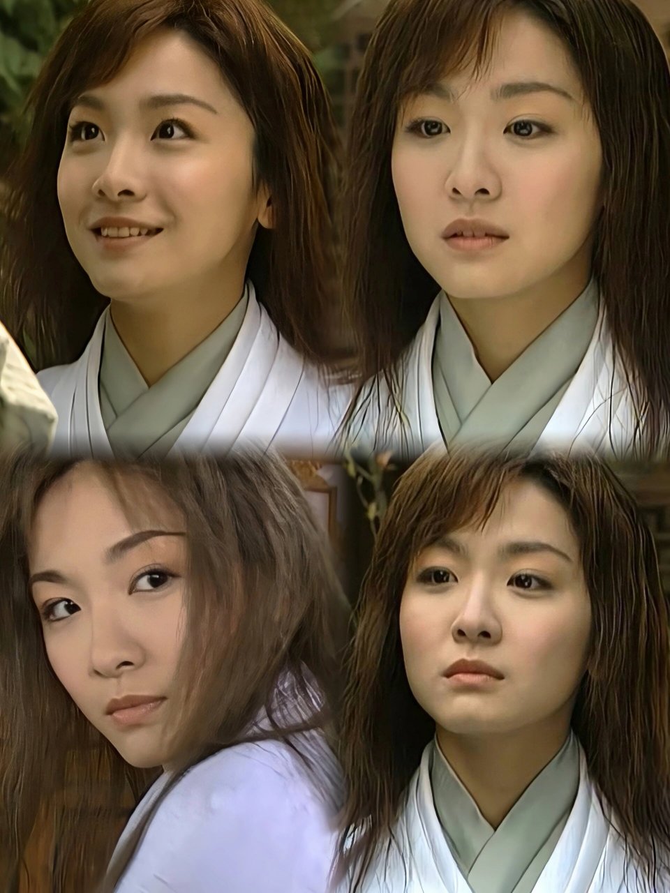 2002年《风云》 幽若5套造型 p1:湖心小筑造型一 p2:给聂风做婢女 p3