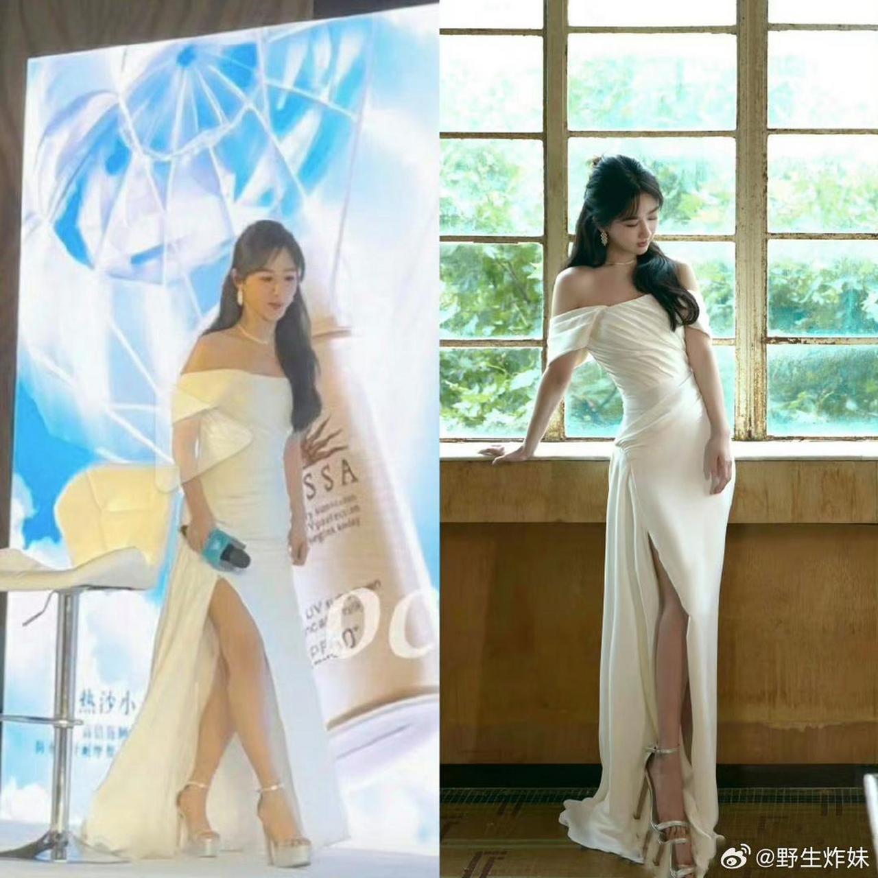 来看看杨紫和赵露思的同款恨天高,网友:一生要强的内娱女星16